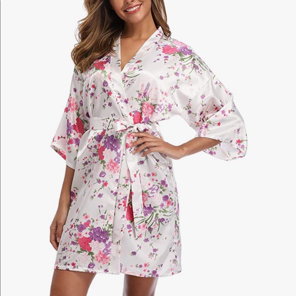Floral Bridesmaid Robe